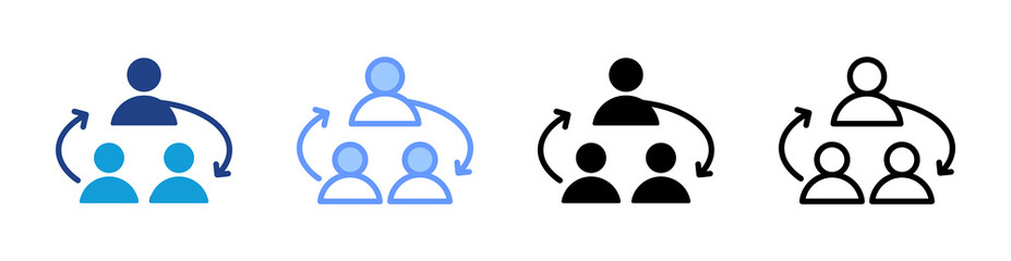 Poster - Community icon set multiple style collection