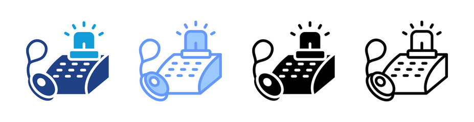 Aufkleber - Personal Emergency Response icon set multiple style collection