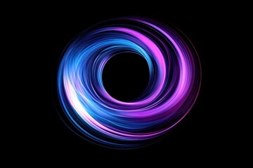 Poster - Dynamic digital graphic layout featuring swirling colors and patterns for advertising purposes