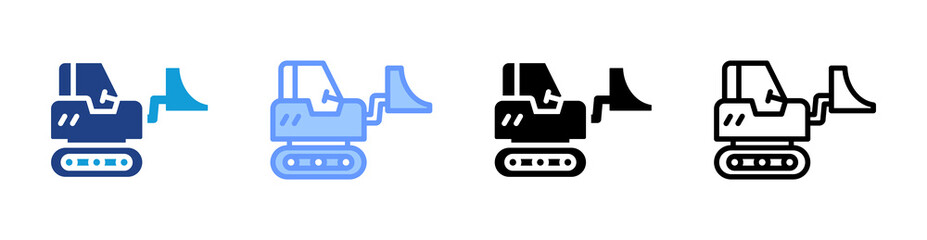 Poster - Loader icon set multiple style collection