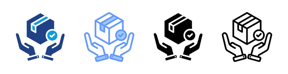 Poster - Handmade icon set multiple style collection