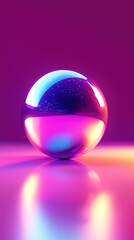 Fototapete - Iridescent Sphere Radiance