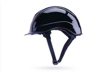 Wall Mural - Black helmet with a black strap