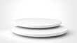© innova - Minimalist White Round Display Stand Product Presentation