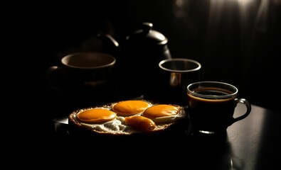 Traditional singapore and malaysia breakfast set of eggs kaya butter toast and coffee East Asian china japan japanese asian korea korean taiwan east asia singapore singaporean chinese taiwanese hong k