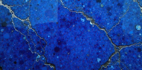 Sticker - Lapis lazuli stone surface with smooth, reflective finish, background, lapis lazuli