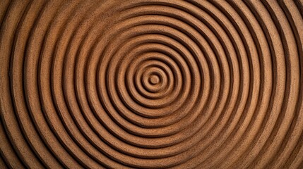 Poster - Abstract Circles Moving Around Each Other in a Fluid Motion Design