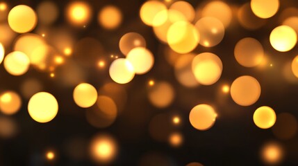 Poster - High-End Capture of Glowing Particles with Beautiful Golden Texture