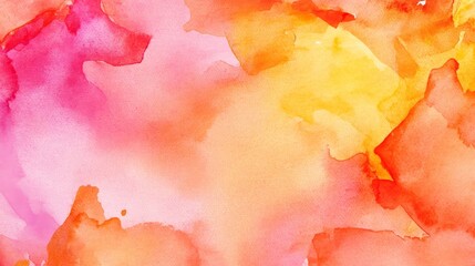 Poster - Vibrant Macro Shot of Watercolor Textures for Creative Projects
