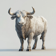 Wall Mural - 3D Ox Animal