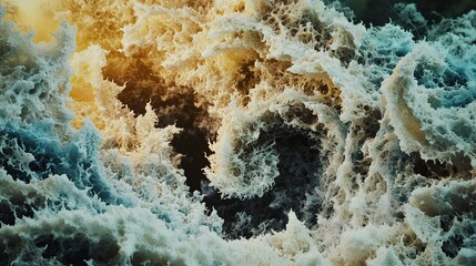 Aufkleber - Surreal fractal vortex pulling into a dynamic spatial realm. Copy space.