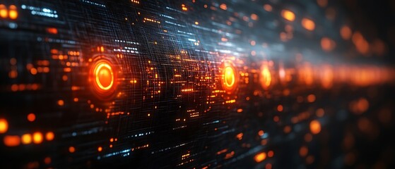 Futuristic Circuit Board System