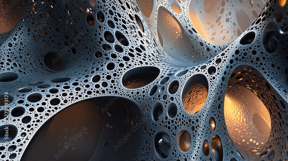 sci-fi biomechanical architecture with detailed textures Stock ...
