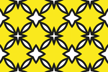 Poster - Abstract seamless pattern of geometric shapes. Mosaic background. Vector illustration