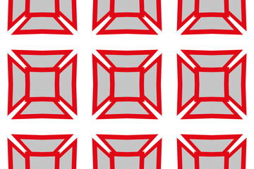 Poster - Abstract seamless pattern in abstract minimalist geometric style, vector background