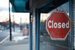 © Box Milk - retail store closes for good, leaving behind only a Closed sign. Workers discuss their plans for the future after the unexpected