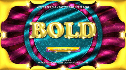 Poster - Bold 3D Rendering text effect text style