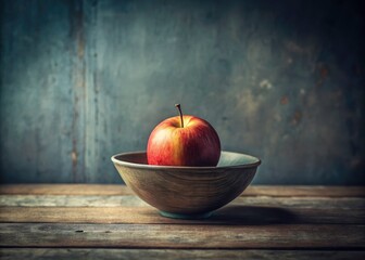 Classic, elegant grayscale food photography.  A minimalist retro still life featuring a bowl of fruit.