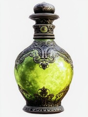 Wall Mural - Green and Gold Vase on Table