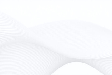 Wall Mural - abstract white background with wave like pattern of wavy lines