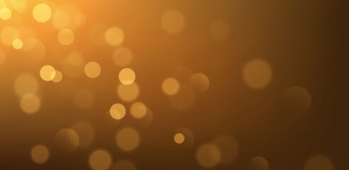 Wall Mural - golden bokeh, blurred background with sparkling lights, blurry glitter effect. bright soft abstract 