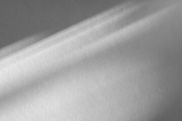 Fototapete - Wall interior background, studio and backdrops show products.with shadow from window color white and grey. background for text insertion and presentation product	