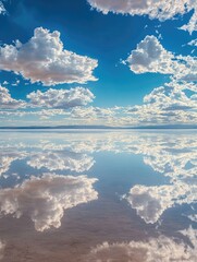 Wall Mural - Clouds Reflection in Water