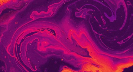 Wall Mural - a vibrant abstract background with a swirling pattern in shades of purple, pink, and orange creates 