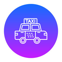 Wall Mural - Taxi Icon