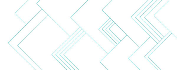 Leinwandbilder - Blue cyan minimal lines abstract futuristic tech background. Blue geometric lines tech design. Blue lines abstract technology geometric pattern. futuristic architecture Geometric triangle and squares 
