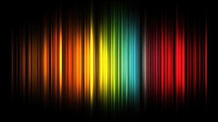 Poster - Colorful light streaks, abstract background, digital art, website banner