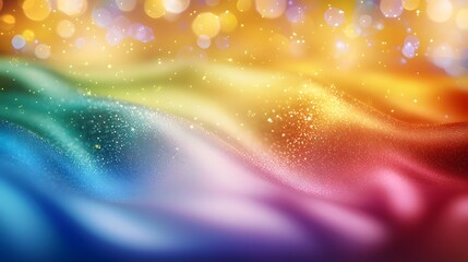 Aufkleber - Beautifully abstract softly blurred LGBTQ rainbow gradient background with rich and vivid colors seamlessly blending into each other evoking a sense of inclusivity diversity and identity
