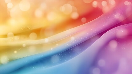 Poster - A mesmerizing and luminous abstract color spectrum background featuring a delicate out of focus rainbow gradient that conveys expression  The vibrant dynamic gradient creates a visually stunning