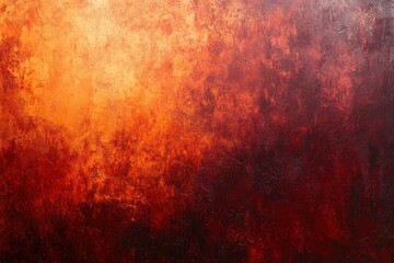 Poster - Vibrant burnt orange and red gradient backdrop for modern designs to enhance creativity and energy in projects with rich textures and dynamic color blends. Perfect for artistic needs