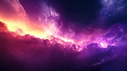 Poster - Stunning abstract galaxy background with vibrant colors and cosmic details, galaxy space background video with abstract beautiful ing