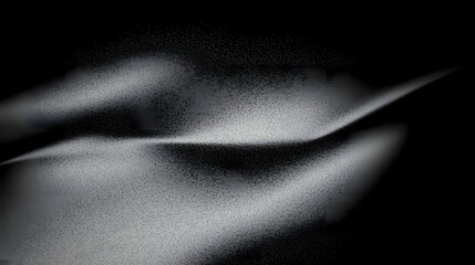 Fototapete - Moody Monochrome Gradient Texture for Modern Graphic Design Backdrops  Sleek dark and grainy abstract background with subtle white and gray noise creating a contemporary