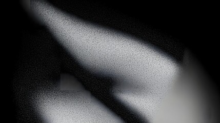 Fototapete - Elegant and Black and White Gradient Background with Delicate Noise Overlay Creating a Sophisticated Visual for Digital Banners Headers and Artwork