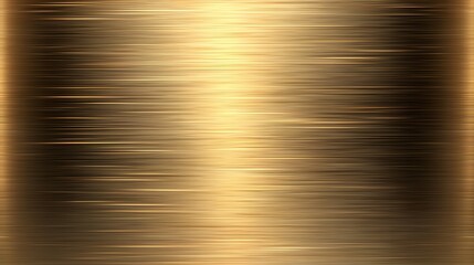 Leinwandbilder - Sophisticated and Shiny Brushed Gold Texture with a Balanced Blend of Soft Highlights and Linear Grain Offering a Premium Aesthetic Suitable for Luxury Backgrounds and Branding Designs