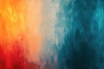 Poster - Vibrant color gradient background for creative expressions and contemporary designs, showcasing a fusion of warm shades and cool hues to elevate aesthetics and inspire feelings