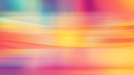 Poster - Radiant and Inclusive Digital Background with Vibrant Rainbow Gradient Blur Effect for Events and Campaigns