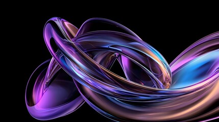 Leinwandbilder - Sleek Futuristic 3D Structures with Metallic Textures and Soft Ambient Lighting in a Sci Fi Inspired Aesthetic  Abstract digital art design with a contemporary modern and technology driven feel