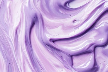 Wall Mural - abstract purple and white swirl design