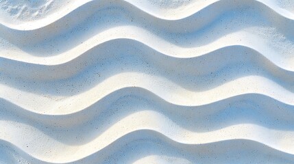 Poster - Abstract wavy white wall texture design with light and shadow effect for minimalist background