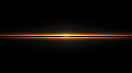 Poster - A minimalist dark wallpaper with a gradient effect, giving the illusion of a solar eclipse with a soft, glowing horizon line at the center