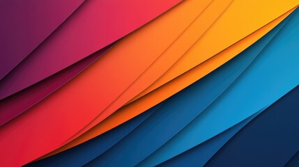 Poster - Colorful abstract edges blending into a soft backdrop, offering a vibrant design element perfect for layering and graphic design compositions