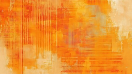 Poster - Abstract Orange Texture with Gradient and Stripes in Modern Art Style