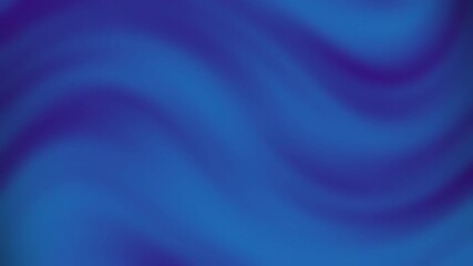 Poster - A smooth, abstract background featuring flowing waves in varying shades of blue, creating a calming and modern visual effect.