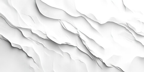 Aufkleber - Abstract white paper design featuring layered texture with smooth curves and creases in a soft white color, creating a serene background atmosphere.