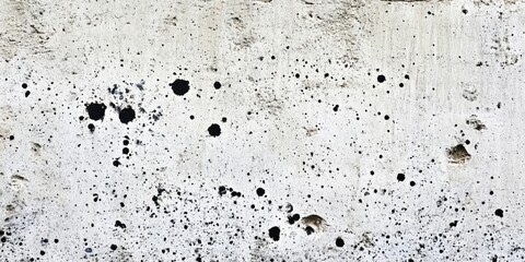 Fototapete - Gray concrete backdrop with black specks scattered across the surface featuring ample copy space ideal for design projects and advertisements.