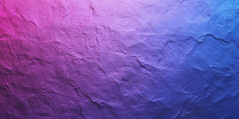 Fototapete - Textured gradient surface with rich pink on the left transitioning to deep blue on the right, creating a vibrant, dynamic background effect.